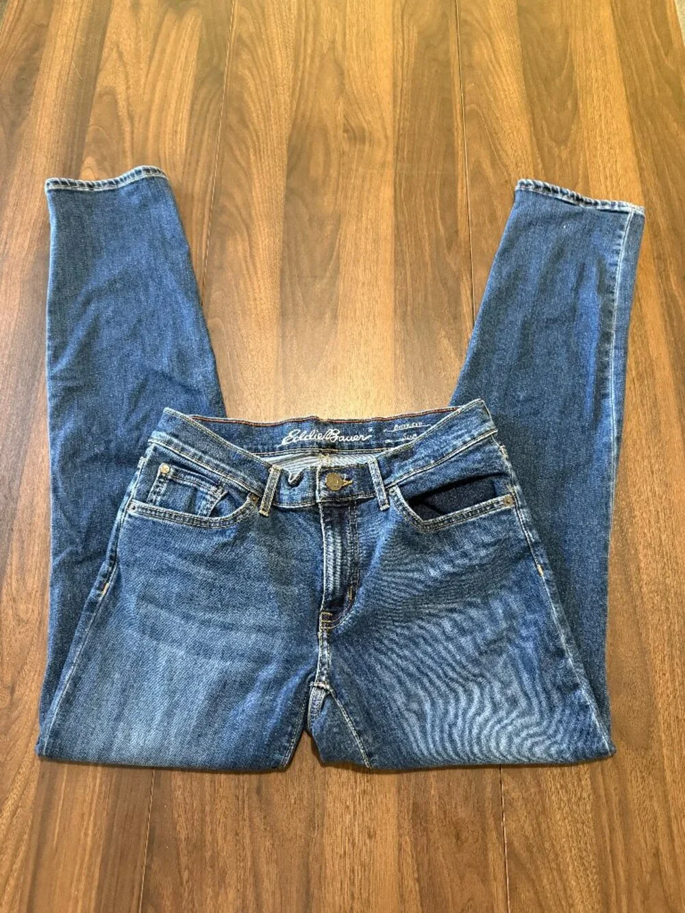 Eddie Bauer Women's Boyfriend Slim 6 - Picture 1 of 14